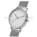 Stainless steel mesh strap japan movt quartz watches quartz for man and woman